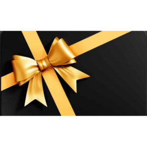 gift card with tied bow